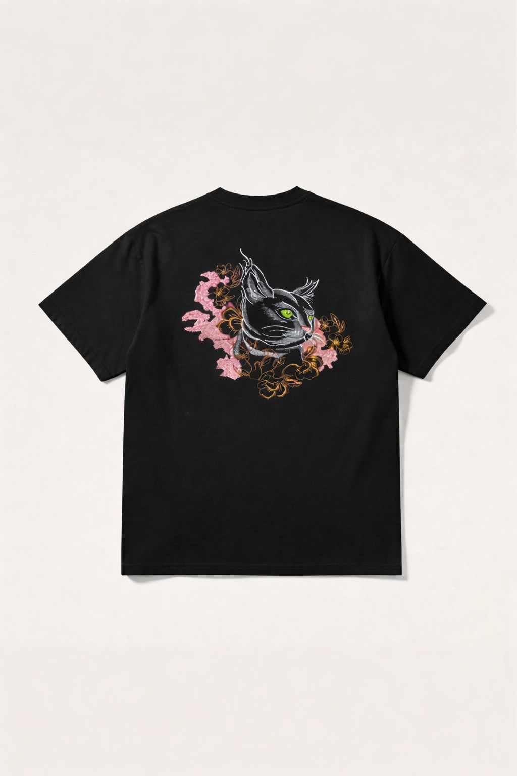 Oversize Boxy Fit T-Shirt Embroidery