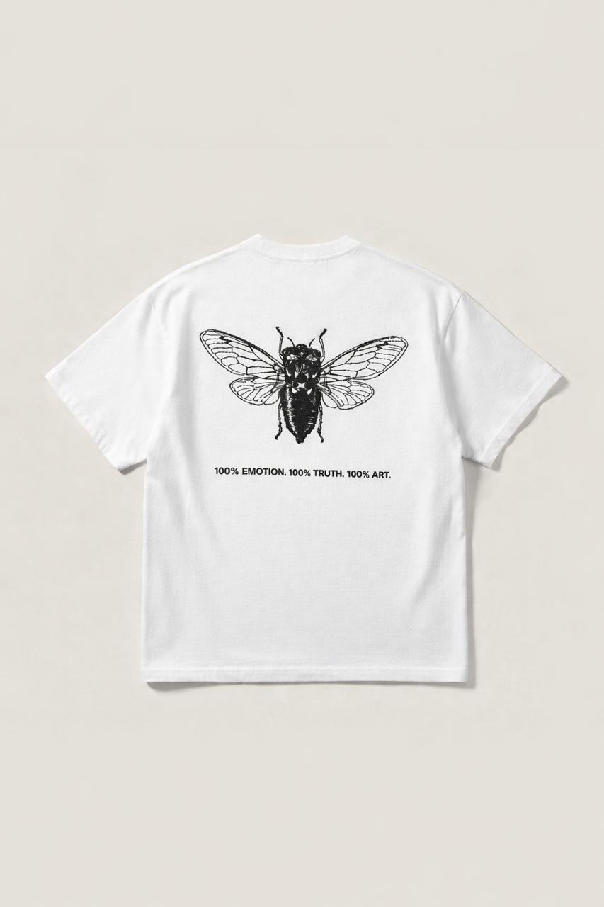 Oversize Boxy Fit T-Shirt Embroidery